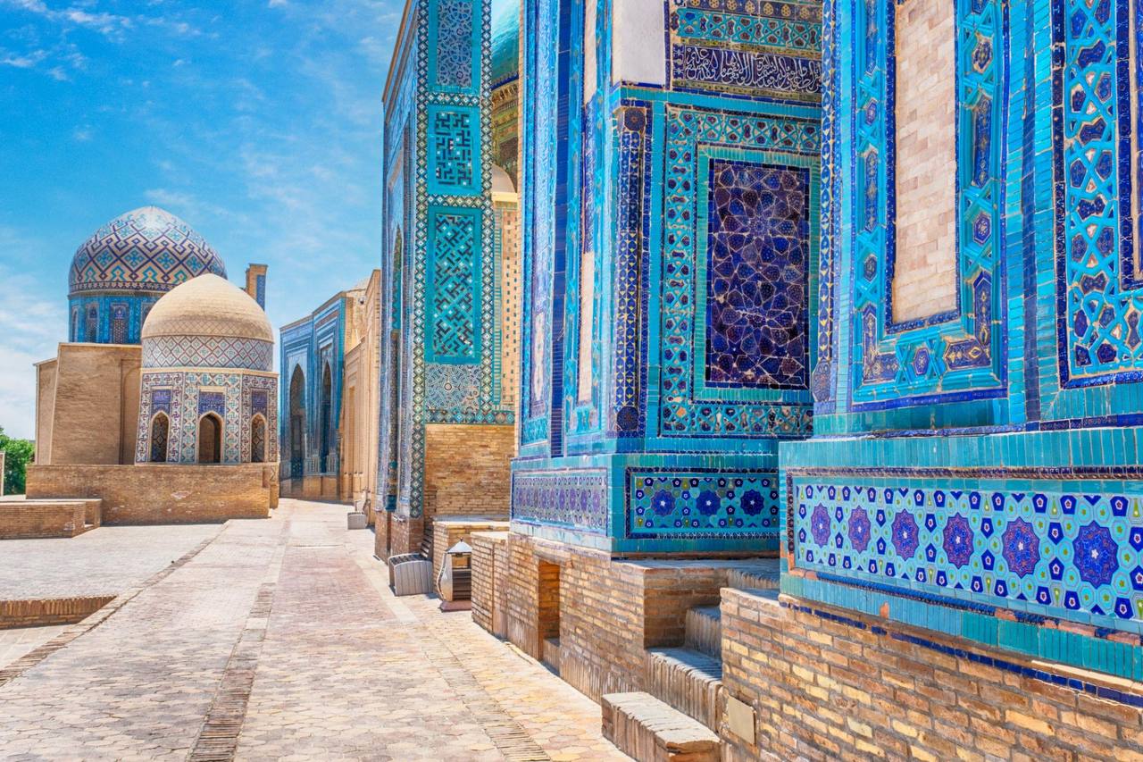 Shah-i Zinda — one of the most impressive architectural complexes in Samarkand.