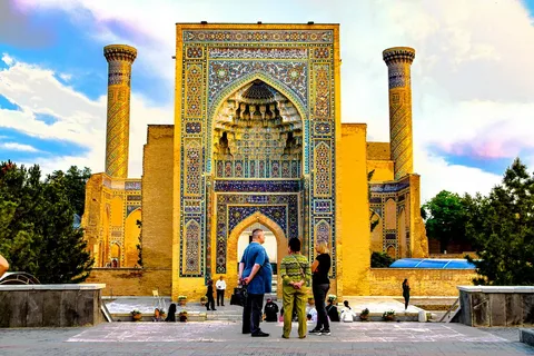 Gur-i Amir — the mausoleum of Amir Timur.