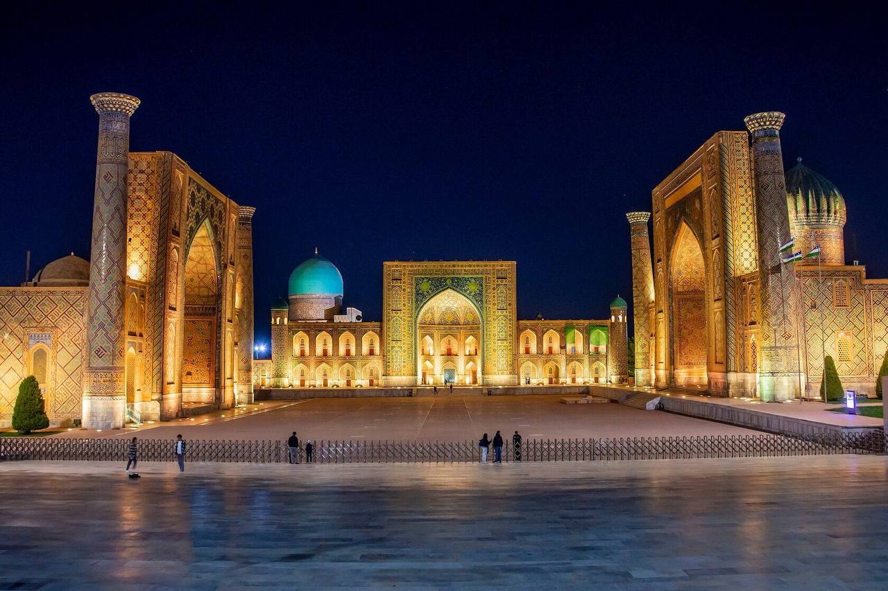 Registan — the symbol of Samarkand and the city's most famous landmark.